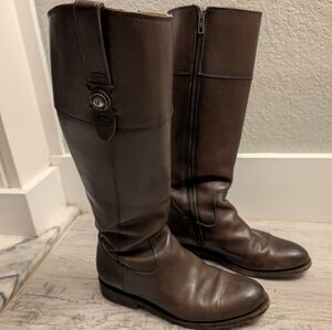 FRYE Jayden Tall Brown Riding Boots Women's Size 7